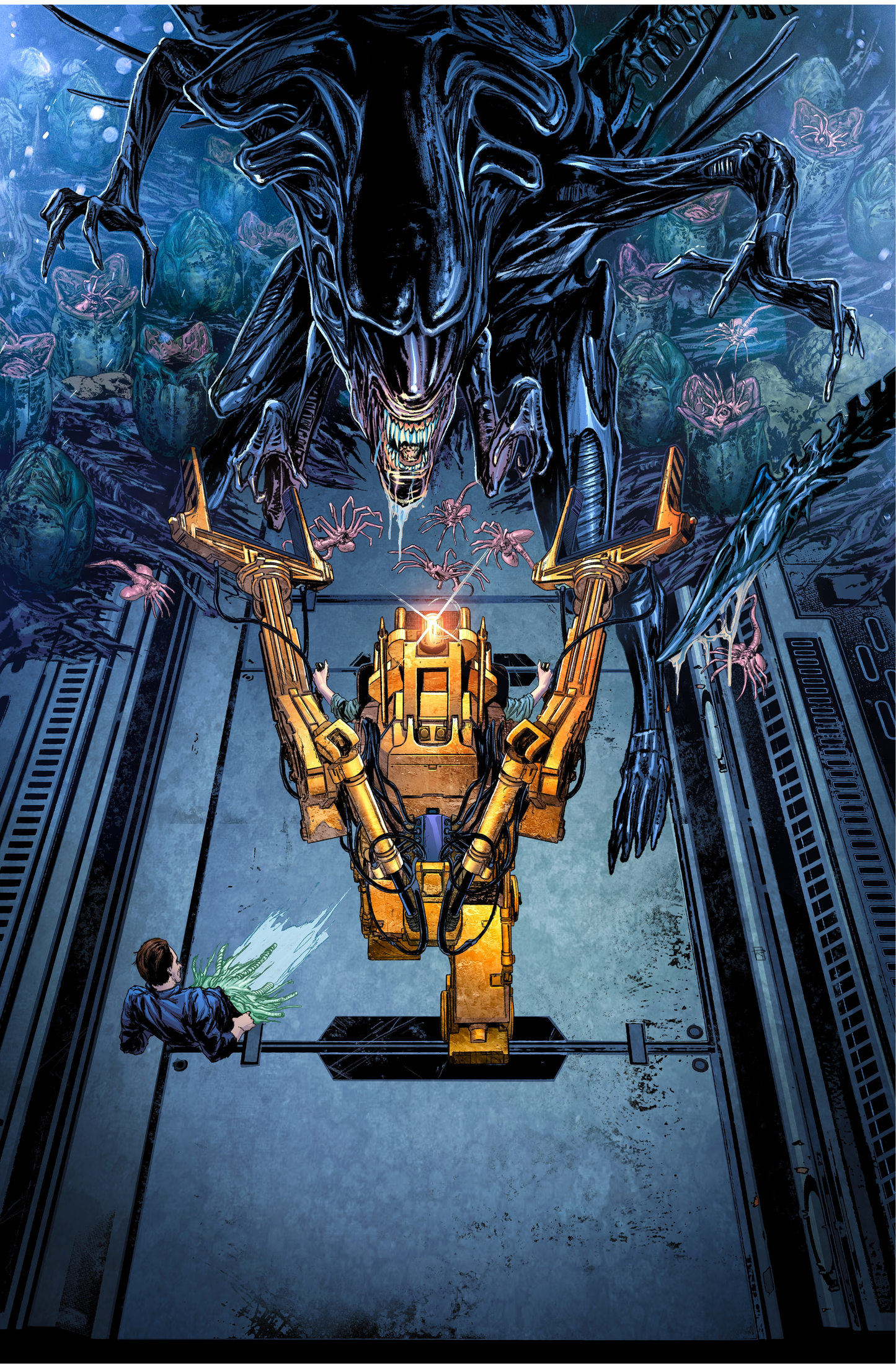 Female Force: Sigourney Weaver Aliens Akira Homage Virgin Variant