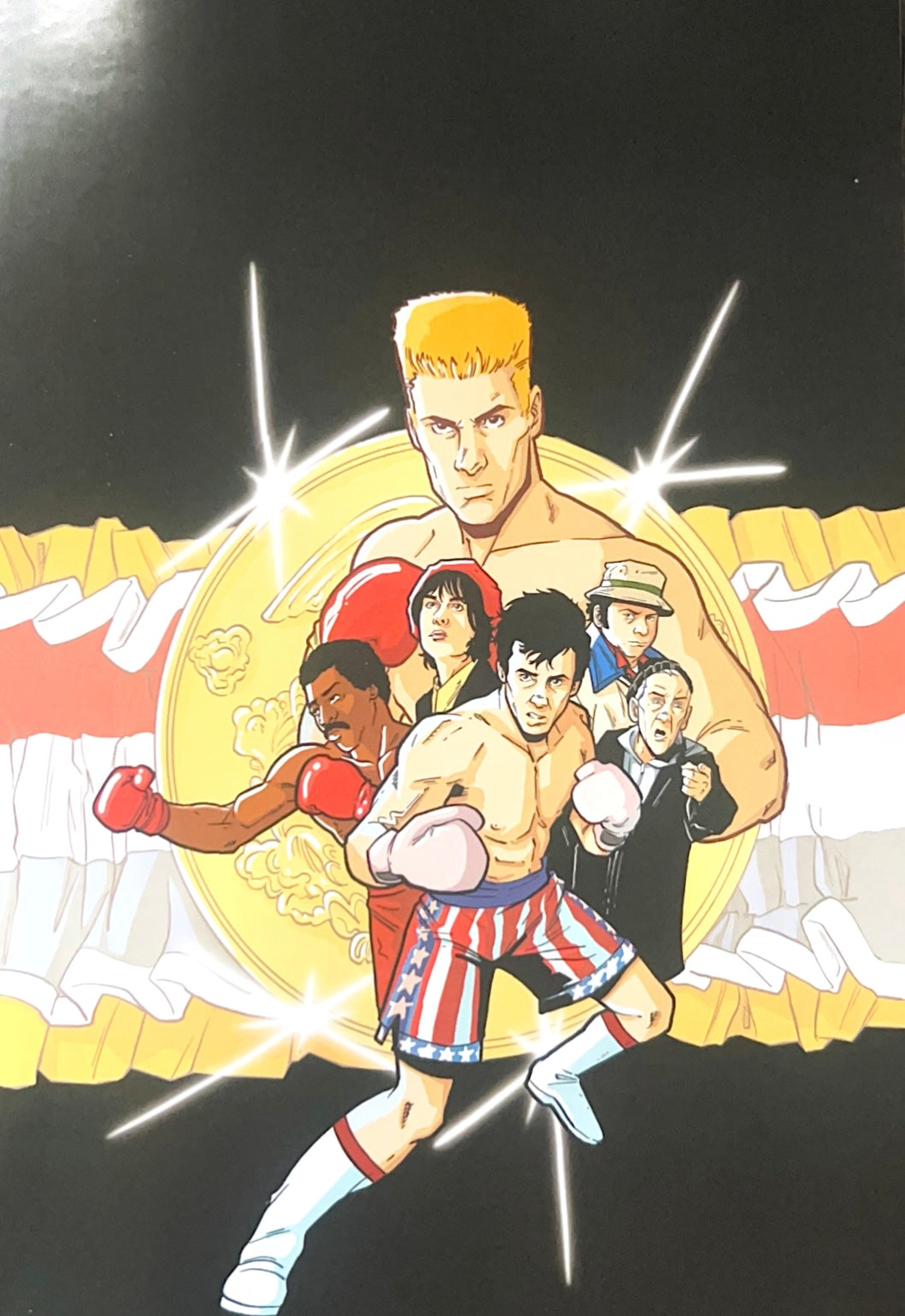 FAME : Sylvester Stallone Virgin Variant- Rocky IV Star Wars 77 Homage (Limited to 40)