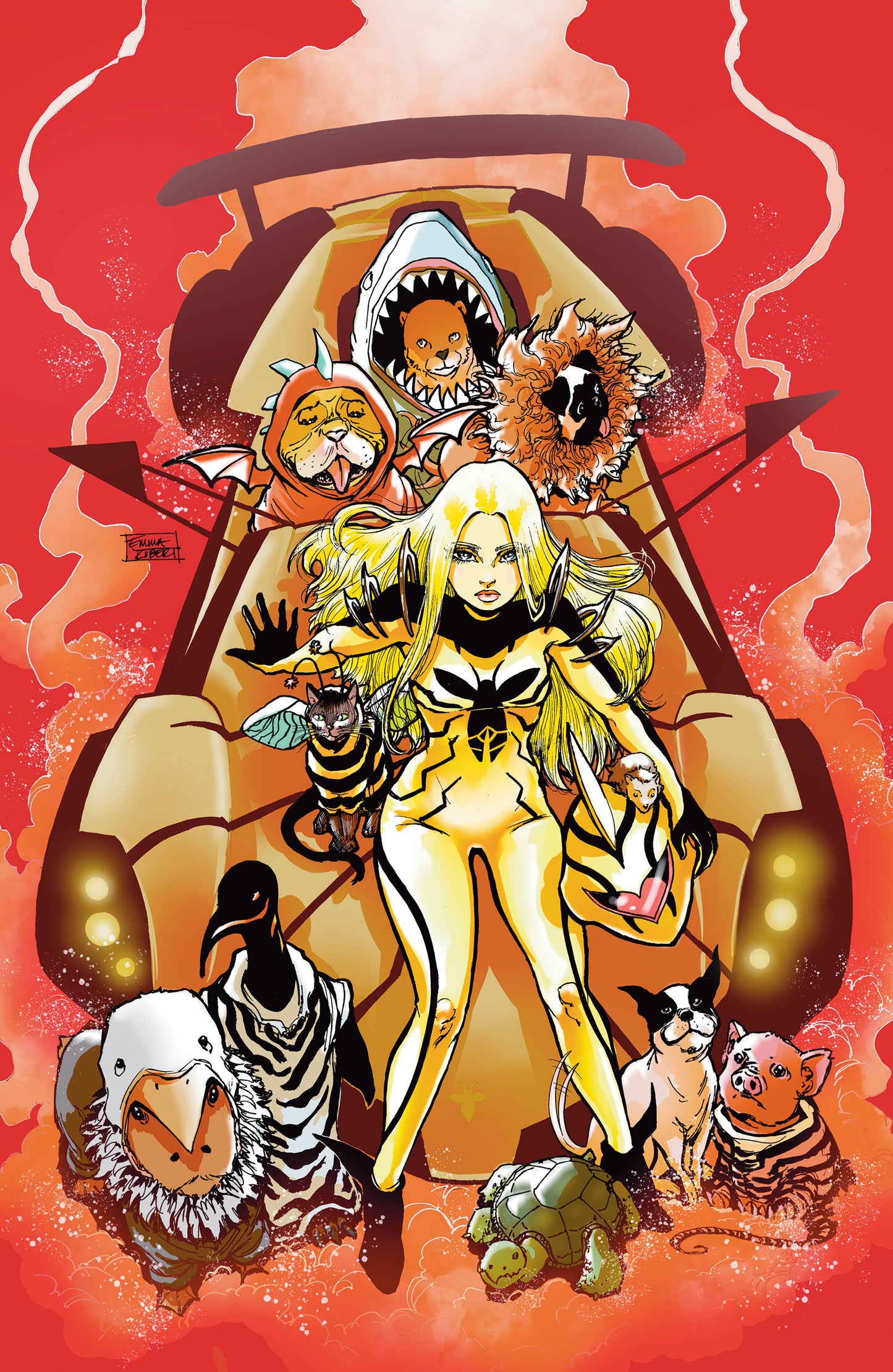 SDCC PRIMO COMICS M1: MONSTER RACING LEAGUE BY EMMA KUBERT EXCLUSIVE VIRGINFOIL LTD 500