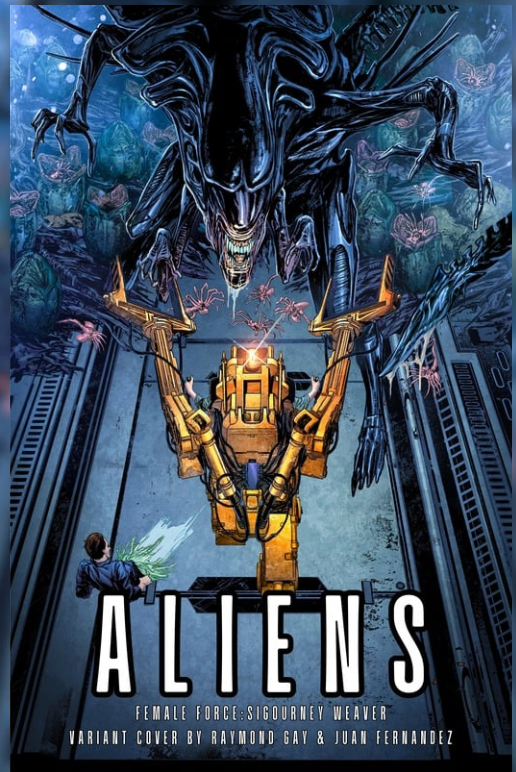 Female Force: Sigourney Weaver Aliens Akira Homage Trade Dress